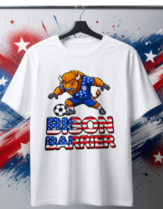 Bison Barrier — USA Soccer Graphic Tee