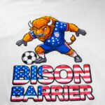 "Bison Barrier" — USA Soccer Graphic Tee