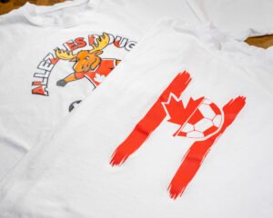 "Allez Les Rouges! Go Reds!" — Canada Moose Graphic Tee - Image 4