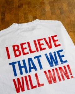 "I Believe That We Will Win!" — USA Eagle Crest Tee - Image 2