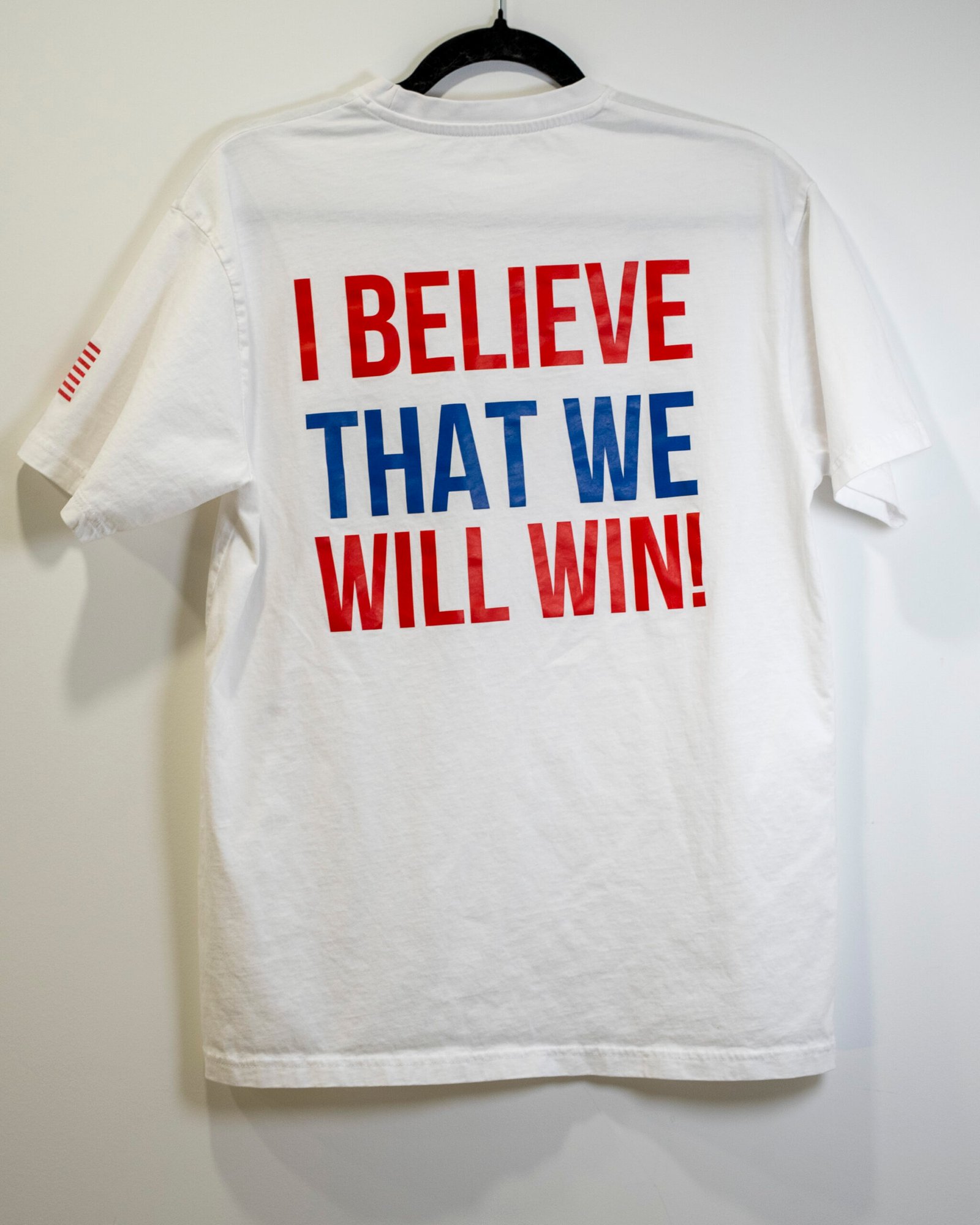 "I Believe That We Will Win!" — USA Eagle Crest Tee