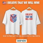 USA Eagle Crest Tee (I Believe That We Will Win!)