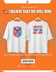 USA Eagle Crest Tee (I Believe That We Will Win!)